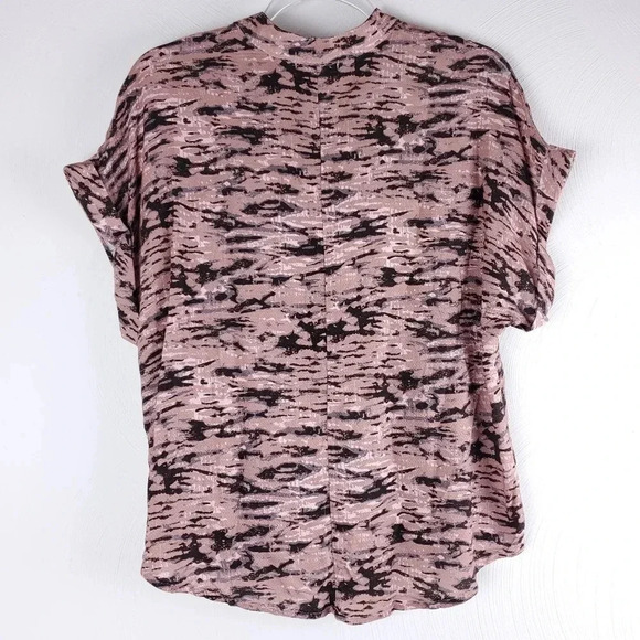 BTFL-LIFE Anthropologie Rayon Safari Boxy Top S - Picture 2 of 8